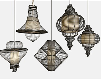 東南亞風(fēng)格燈具電器設(shè)備3D模型探索 融合傳統(tǒng)與現(xiàn)代的設(shè)計魅力